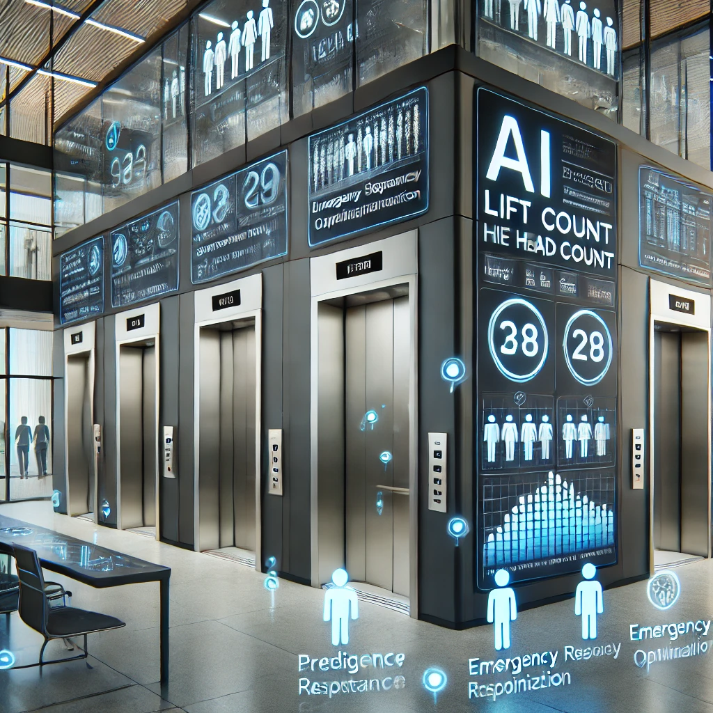 AI-based lift head count management system