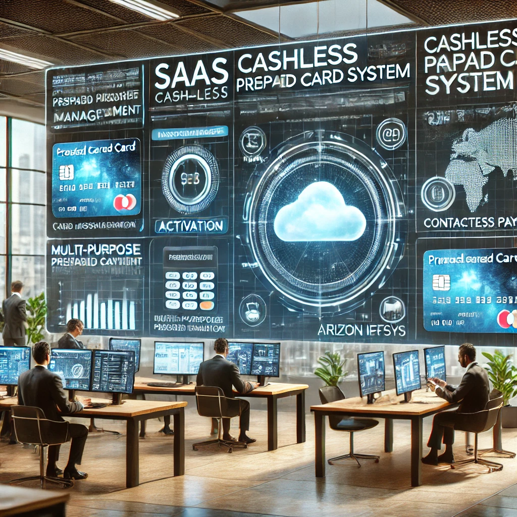 SAAS Cloud-Based Cashless Prepaid Card System