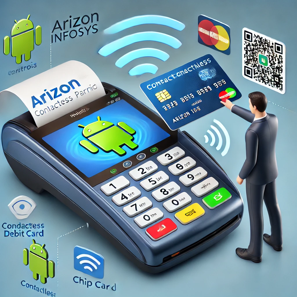 Touchscreen Android NFC POS Terminals