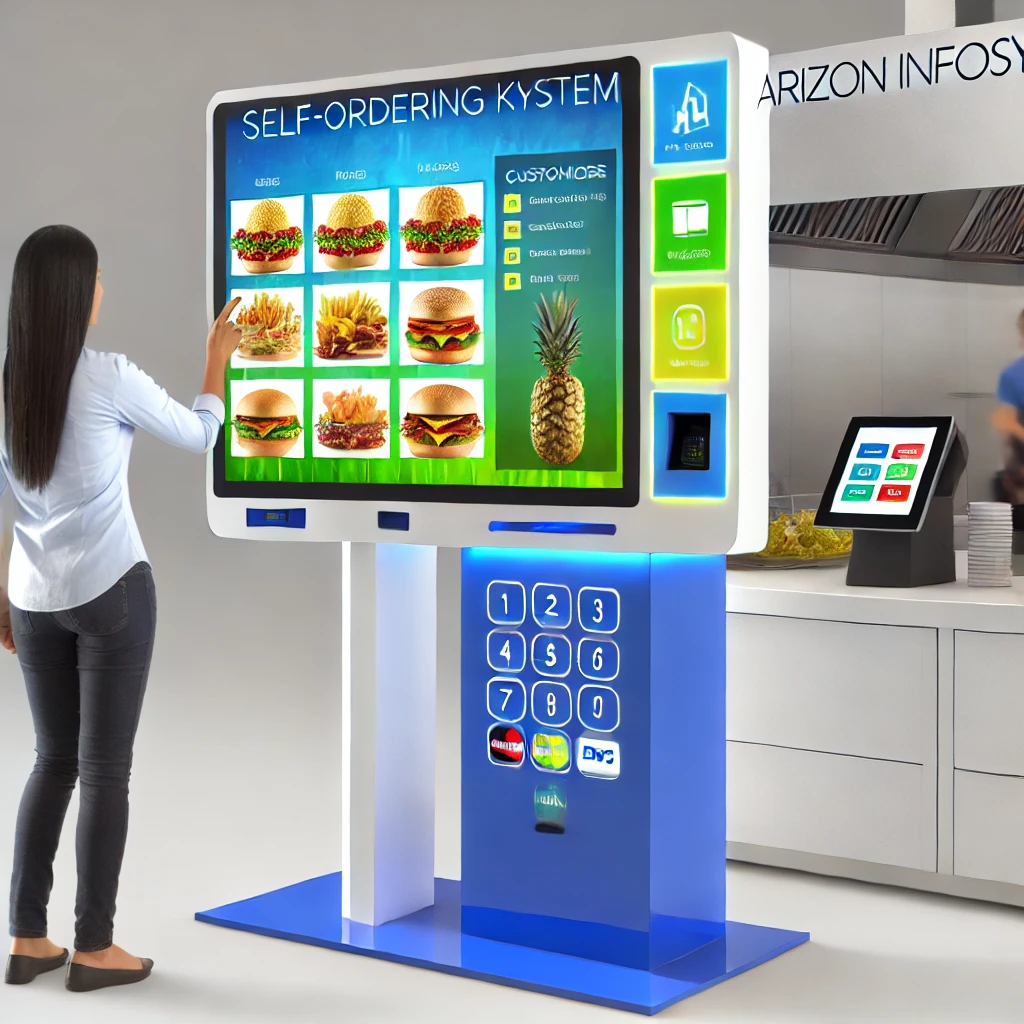 Touchscreen Self-Ordering Kiosk System